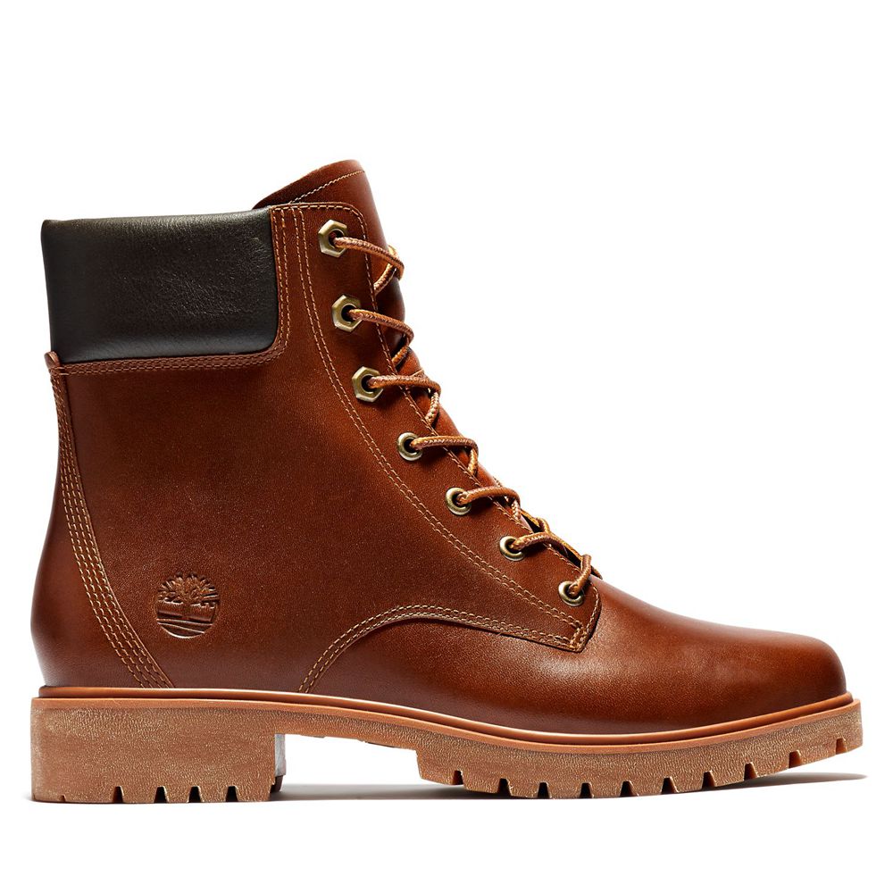 Timberland 6-Inch Μποτακια Γυναικεια Καφε - Jayne Waterproof - Greece 4921068-NK